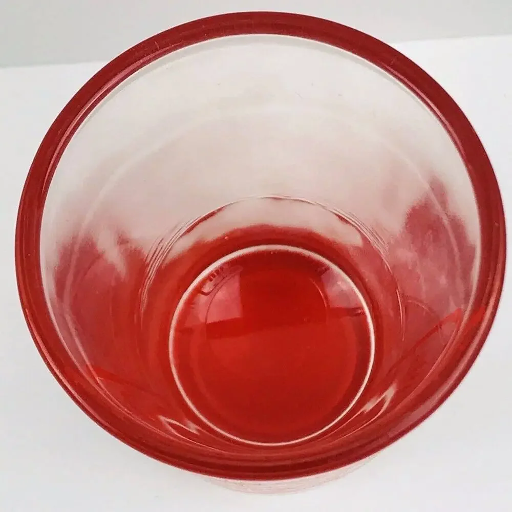 Heartland Apparel Kansas City Shot Glass Whiskey Souvenir Red Bottom RARE